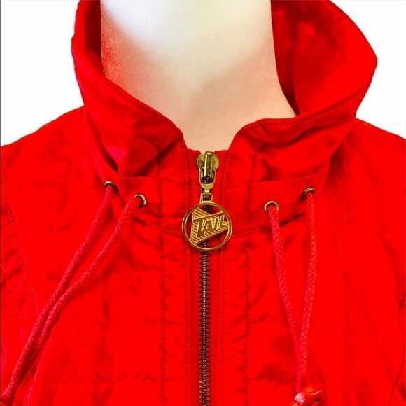 VINTAGE TRAIL Red Satin Bomber Jacket Size Small - Picture 7 of 11